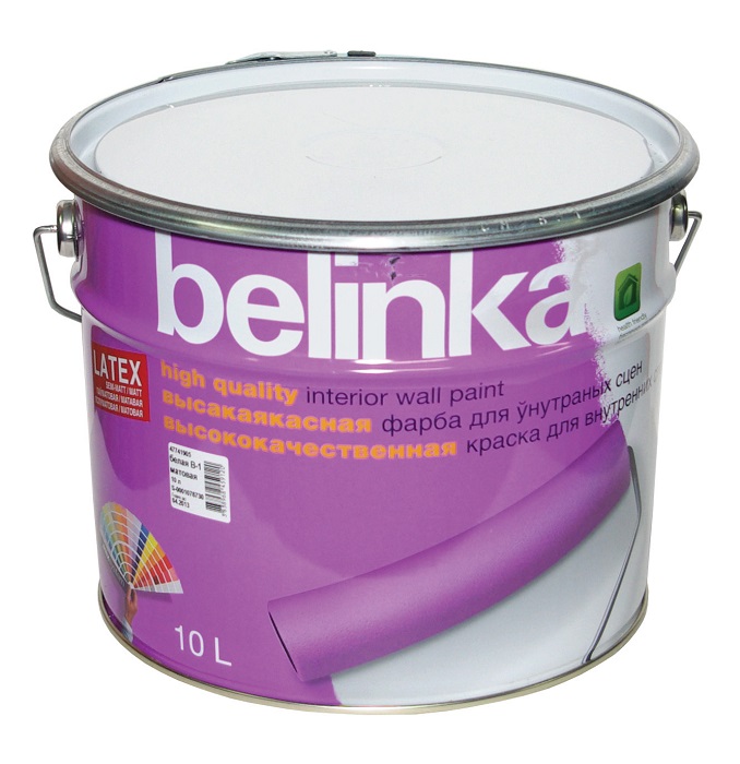 BELINKA ВД LATEX Краска для внутренних стен Матовая B1 1л