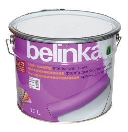 BELINKA ВД LATEX Краска для внутренних стен Матовая B1 10л 